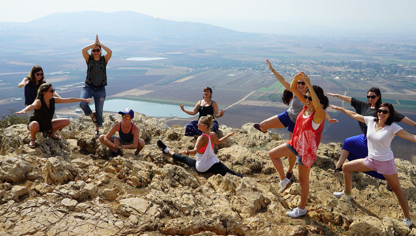 Capturing Israel one yoga pose at a time